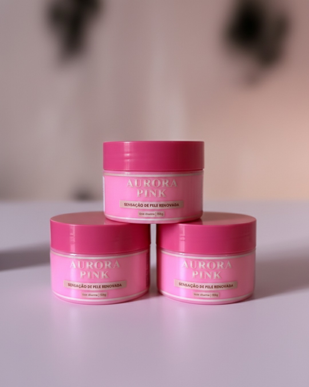 Aurora Pink - Três unidades